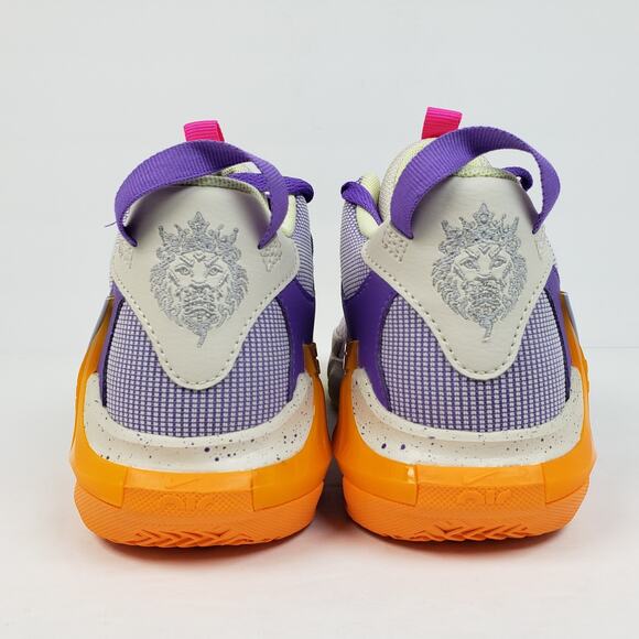 Nike LeBron Witness 7 Boys Size 4.5Y Action Grape Purple Basketball Sneaker Shoe - Picture 7 of 11